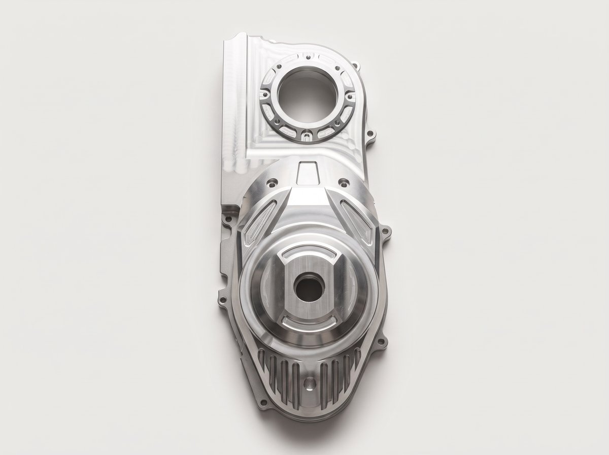 Foto produk Blok Penutup Mesin Cover CVT CNC Billet Al 6061-T6
