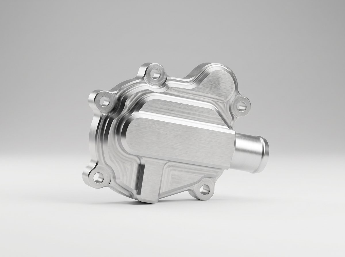 Foto produk Tutup Water Pump Thermostat CNC Billet